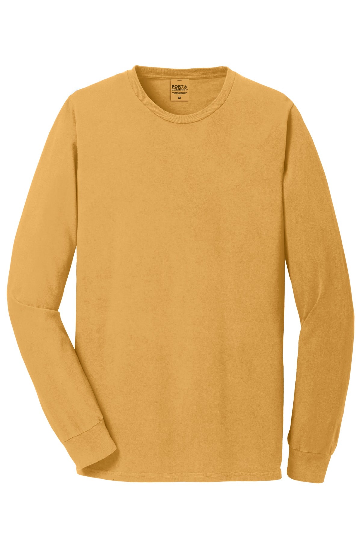 Port & Co Beach Wash Garment-Dyed Long Sleeve Tee - Dijon