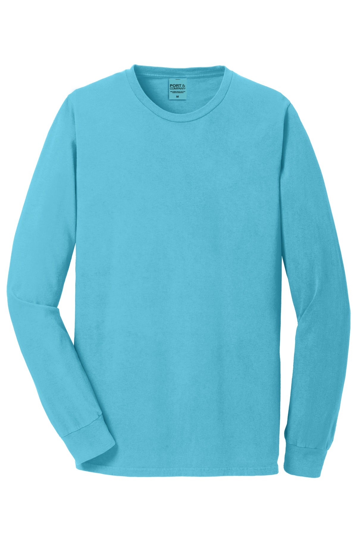 Port & Co Beach Wash Garment-Dyed Long Sleeve Tee - Tidal Wave