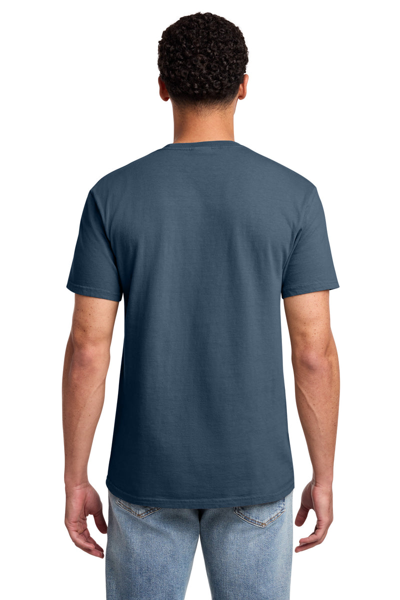 Port & Co Beach Wash Garment-Dyed Pocket Tee - Denim Blue