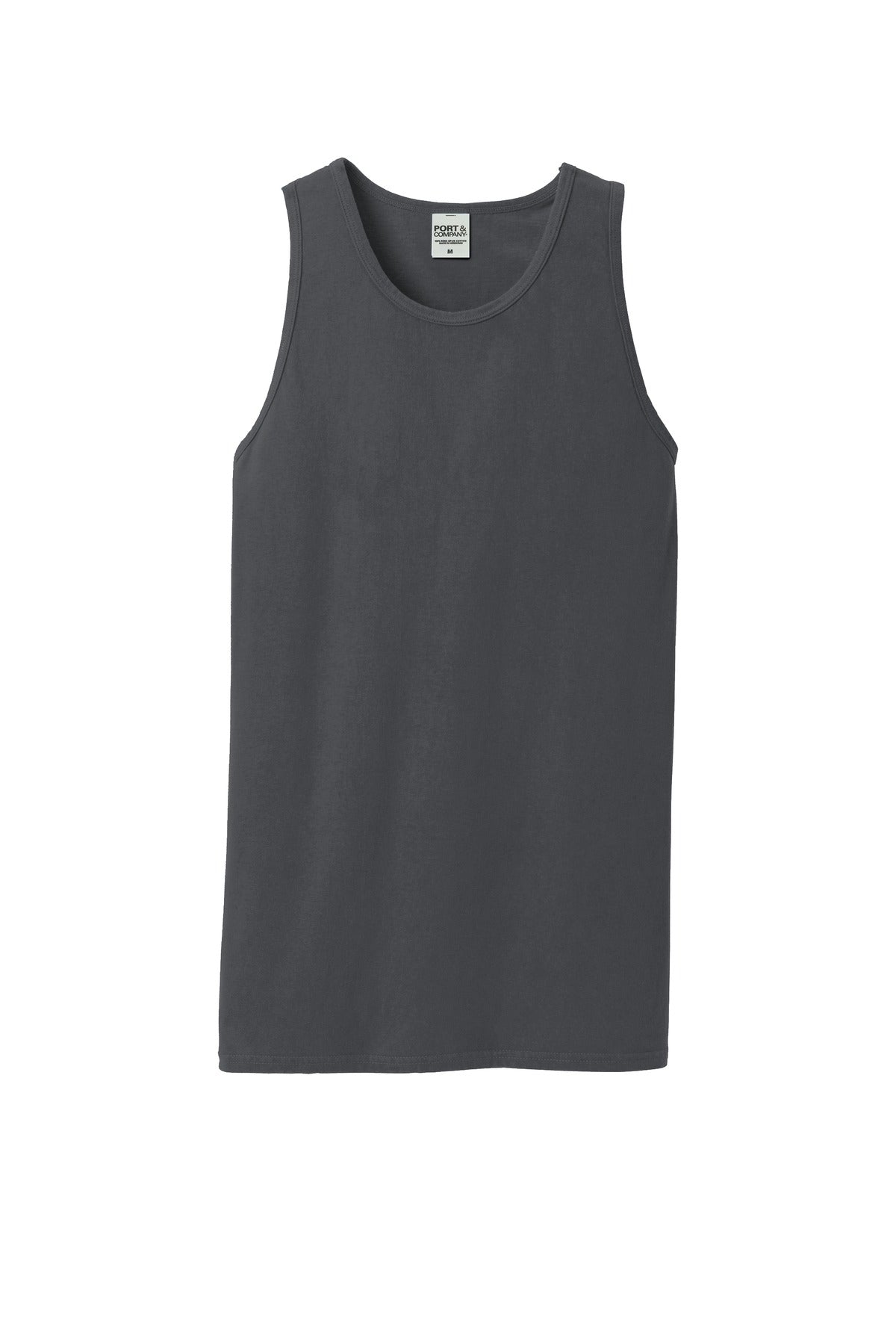 Port & Co Beach Wash Garment-Dyed Tank - Coal