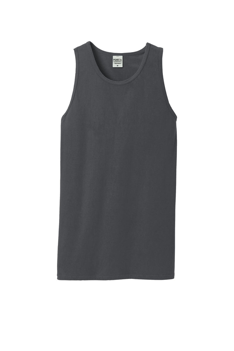 Port & Co Beach Wash Garment-Dyed Tank - Coal