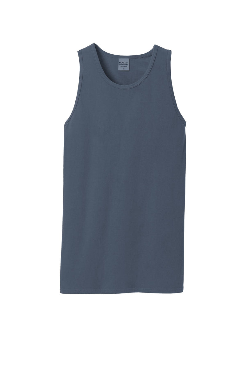 Port & Co Beach Wash Garment-Dyed Tank - Denim Blue