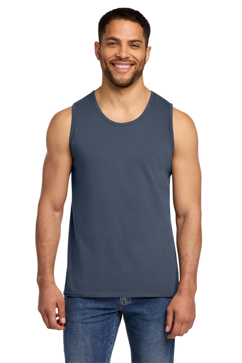 Port & Co Beach Wash Garment-Dyed Tank - Denim Blue