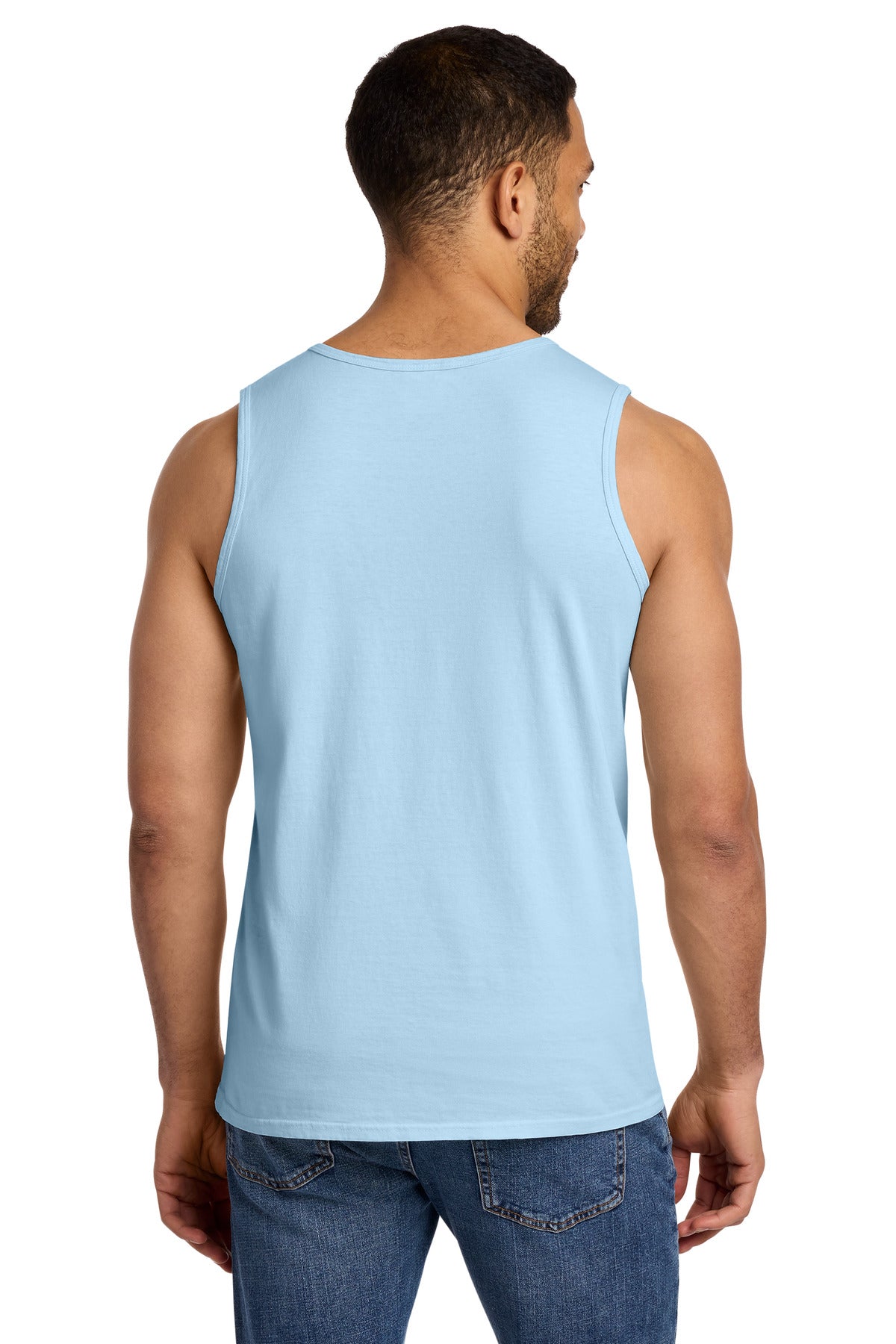 Port & Co Beach Wash Garment-Dyed Tank - Glacier