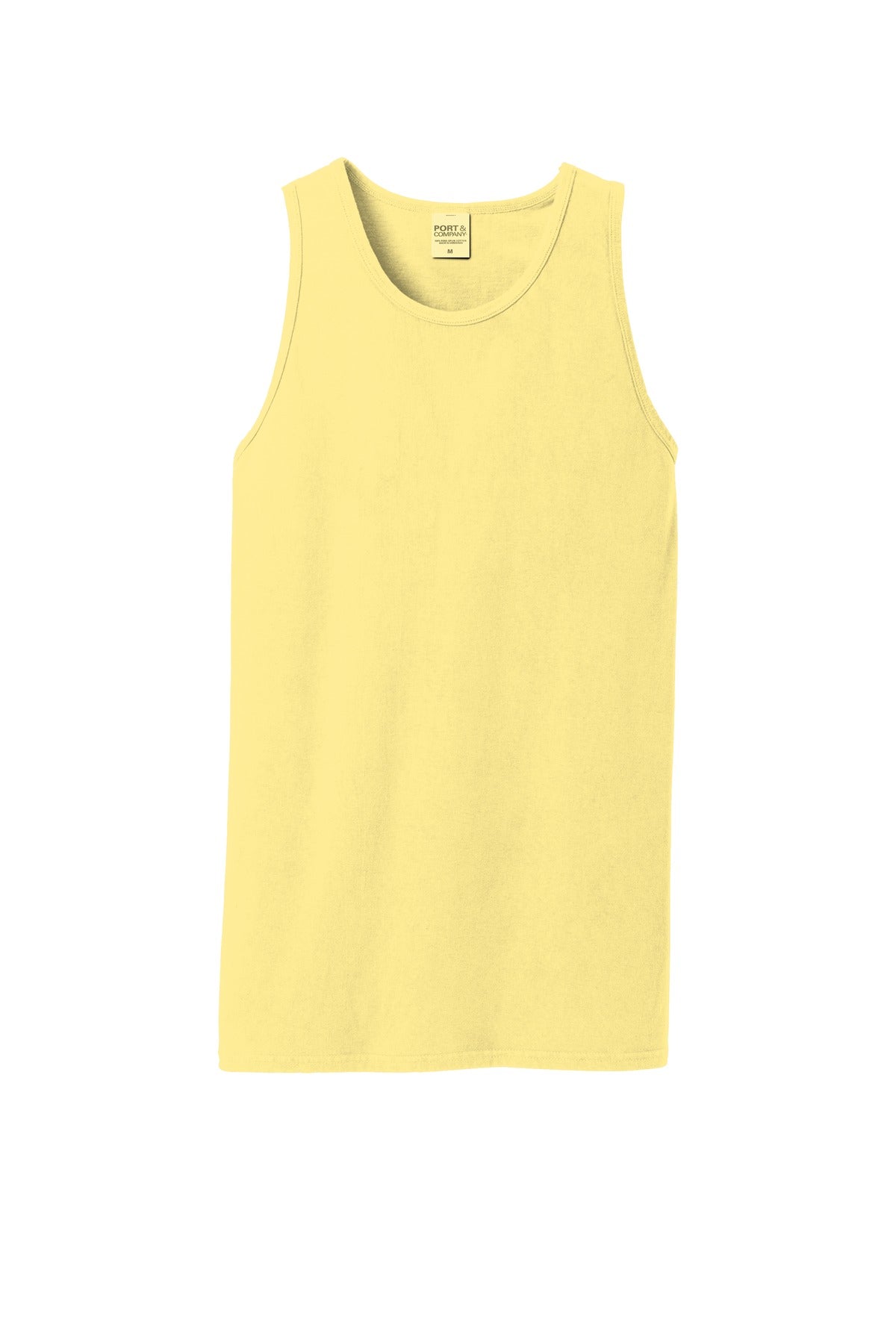 Port & Co Beach Wash Garment-Dyed Tank - Popcorn