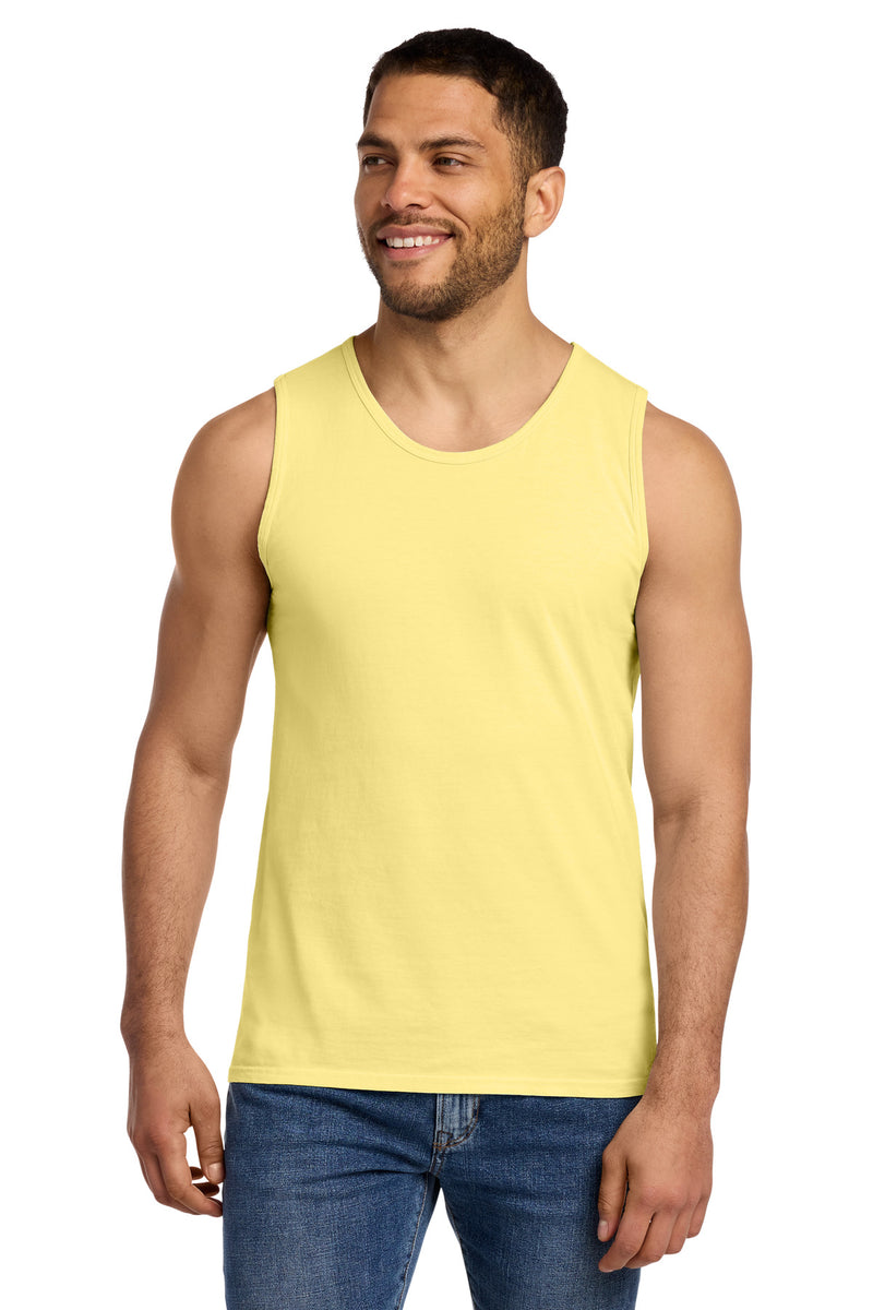 Port & Co Beach Wash Garment-Dyed Tank - Popcorn