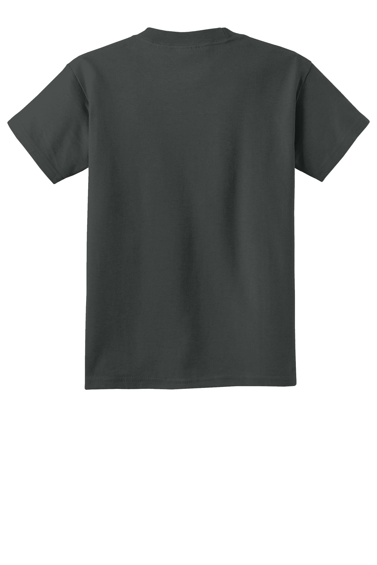 Port & Co Youth Beach Wash Garment-Dyed Tee - Coal