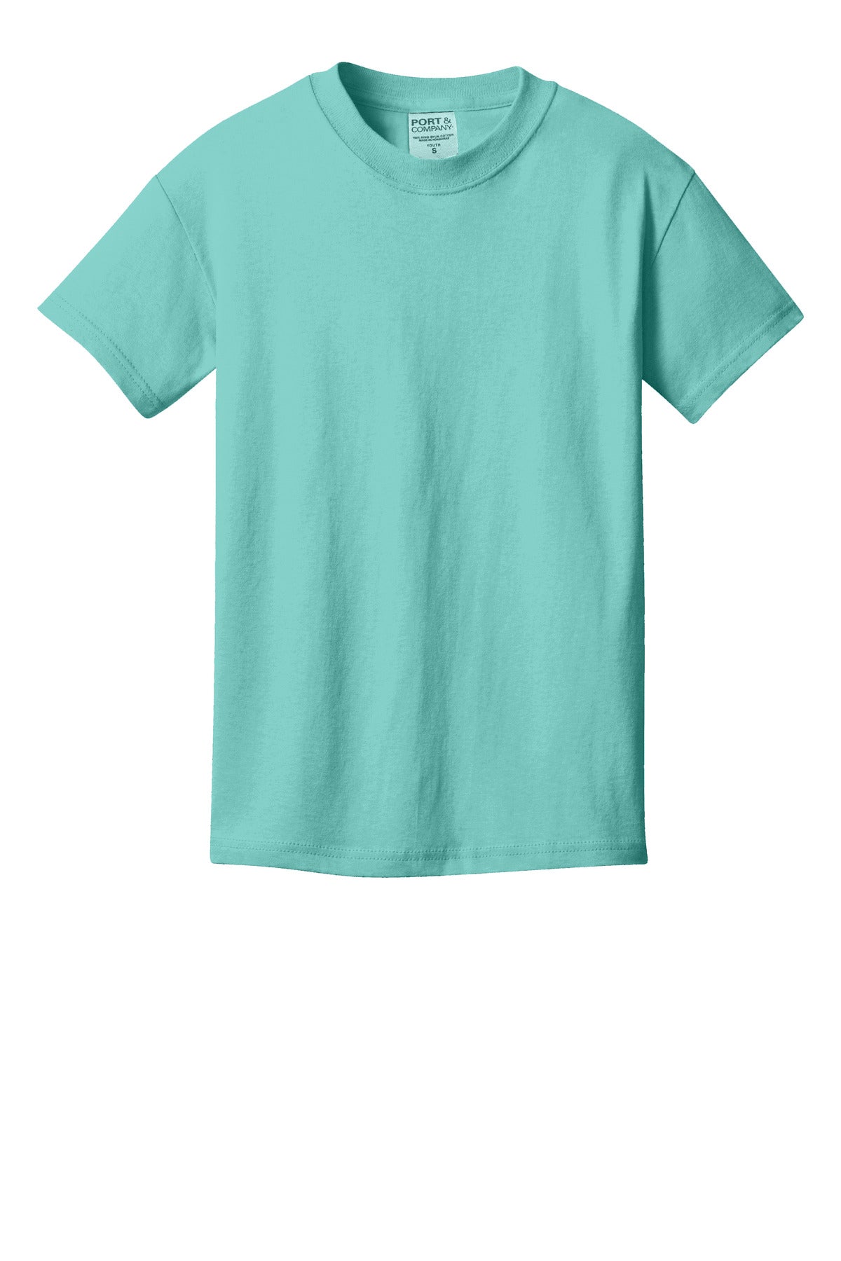 Port & Co Youth Beach Wash Garment-Dyed Tee - Cool Mint