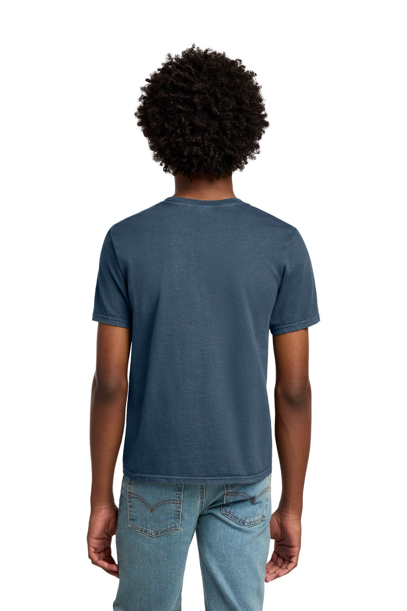 Port & Co Youth Beach Wash Garment-Dyed Tee - Denim Blue