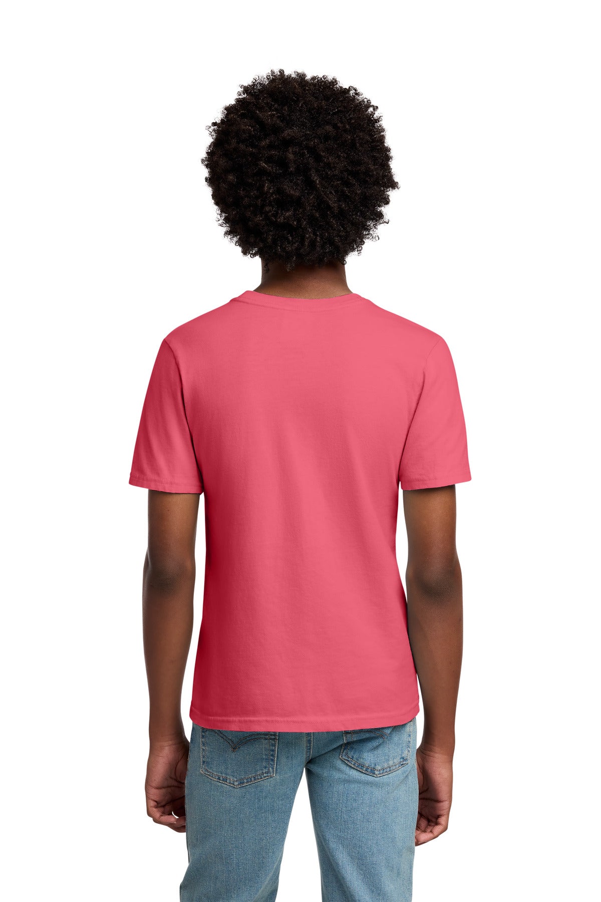 Port & Co Youth Beach Wash Garment-Dyed Tee - Fruit Punch