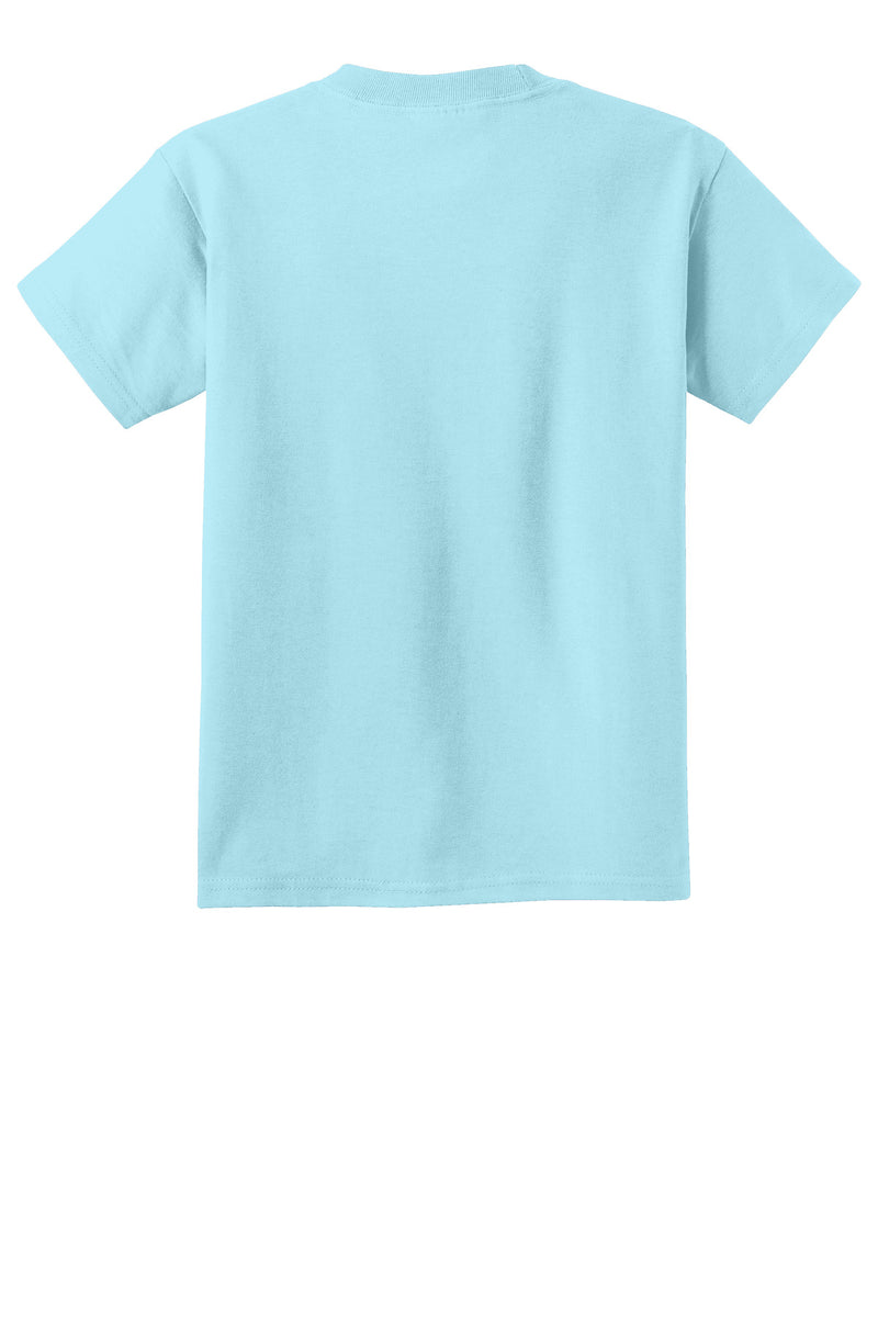 Port & Co Youth Beach Wash Garment-Dyed Tee - Glacier