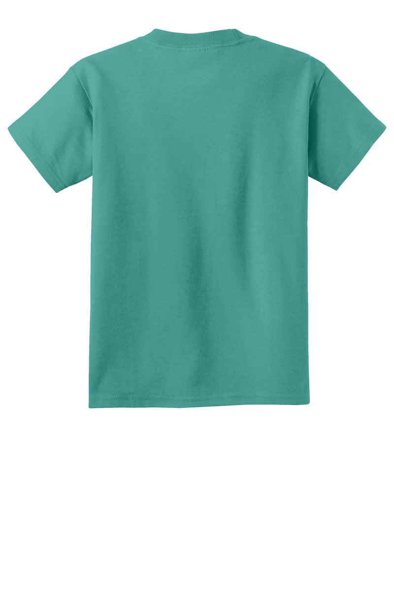 Port & Co Youth Beach Wash Garment-Dyed Tee - Peacock