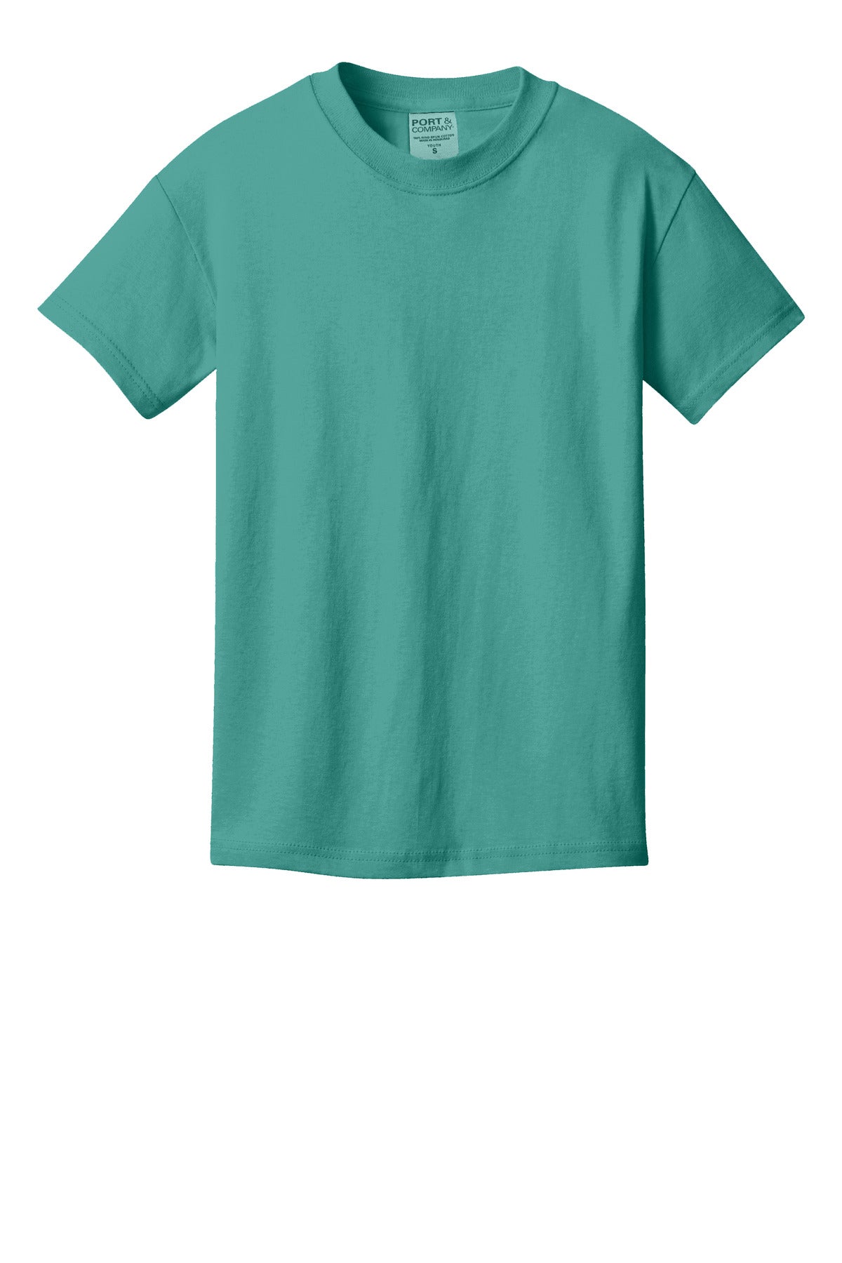 Port & Co Youth Beach Wash Garment-Dyed Tee - Peacock