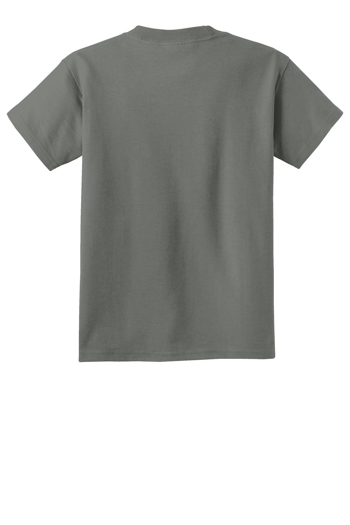 Port & Co Youth Beach Wash Garment-Dyed Tee - Pewter