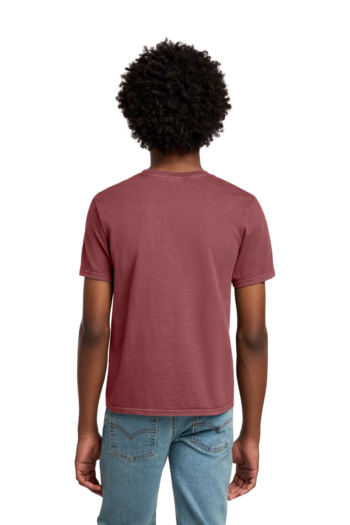 Port & Co Youth Beach Wash Garment-Dyed Tee - Red Rock