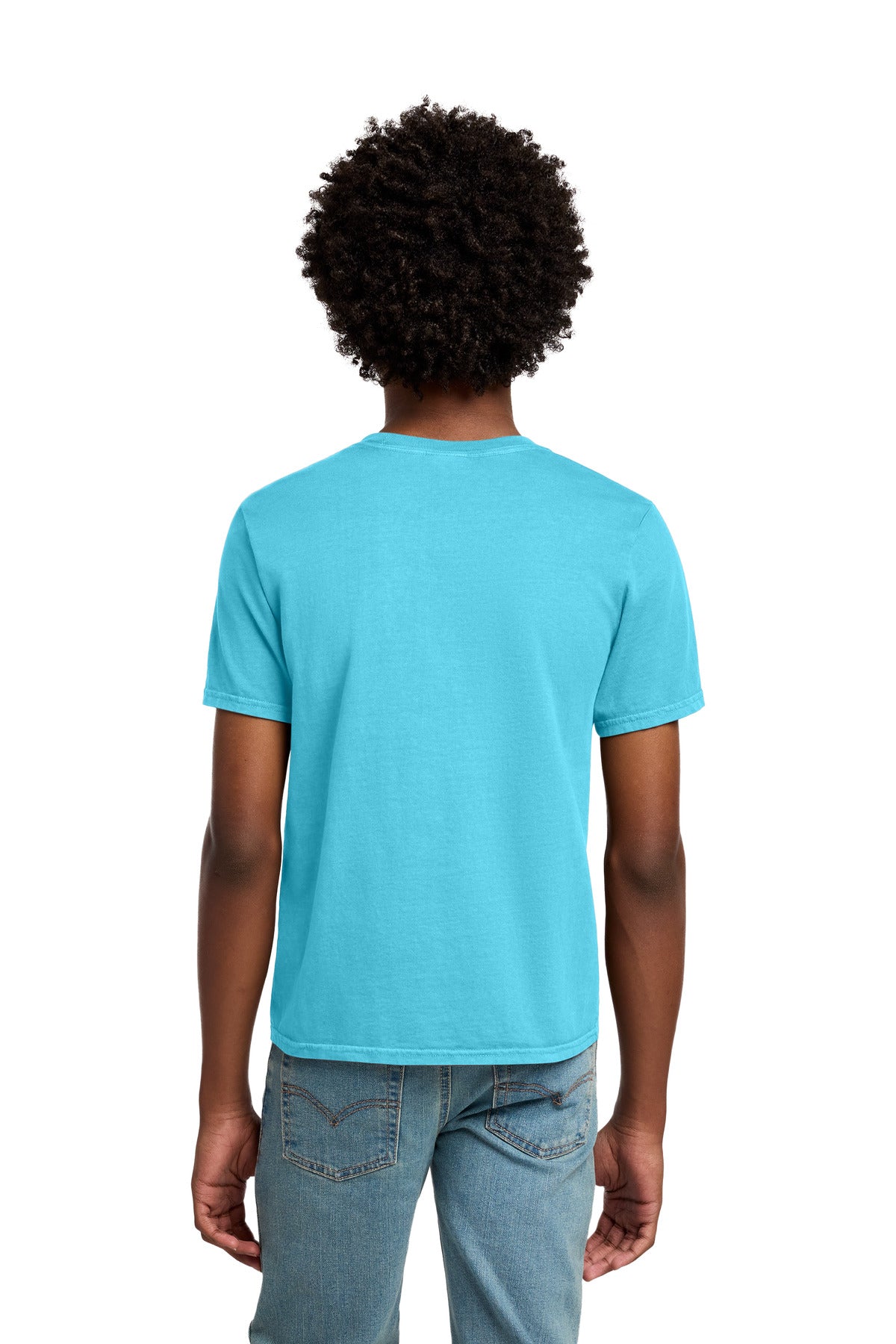 Port & Co Youth Beach Wash Garment-Dyed Tee - Tidal Wave