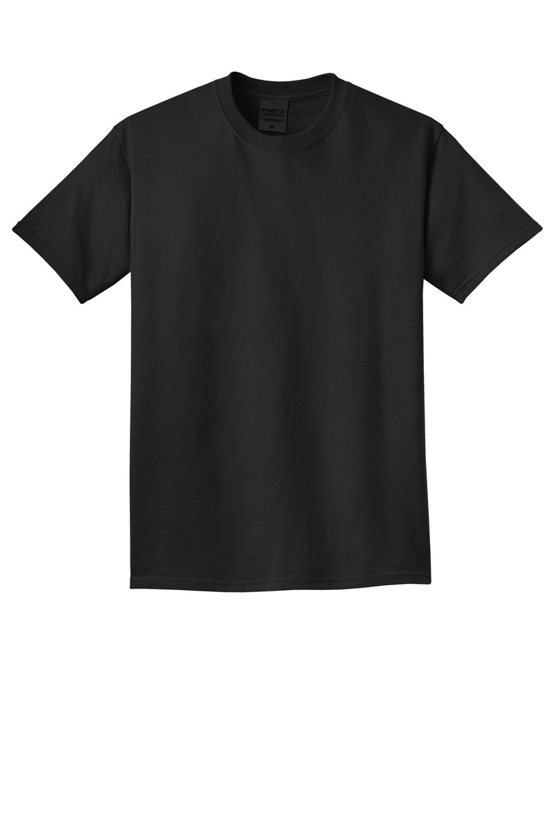 Port & Co Beach Wash Garment-Dyed Tee - Black