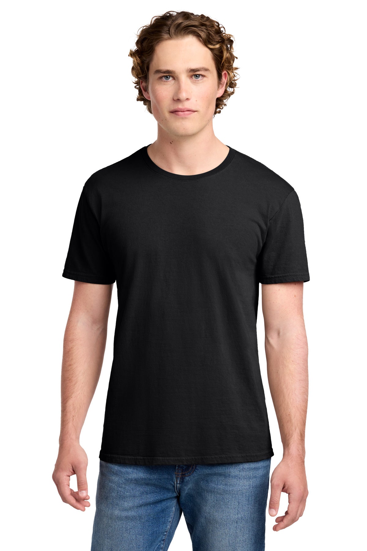 Port & Co Beach Wash Garment-Dyed Tee - Black