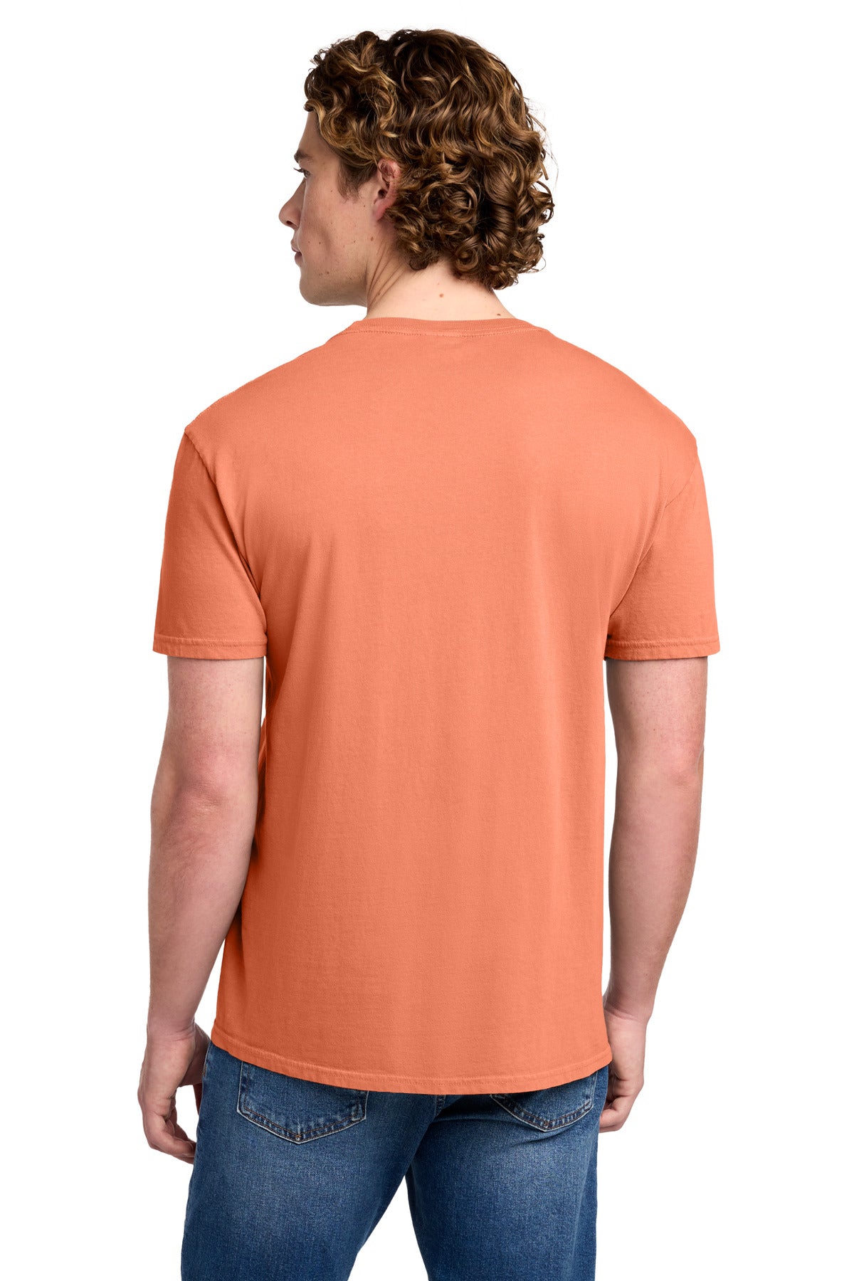Port & Co Beach Wash Garment-Dyed Tee - Cantaloupe