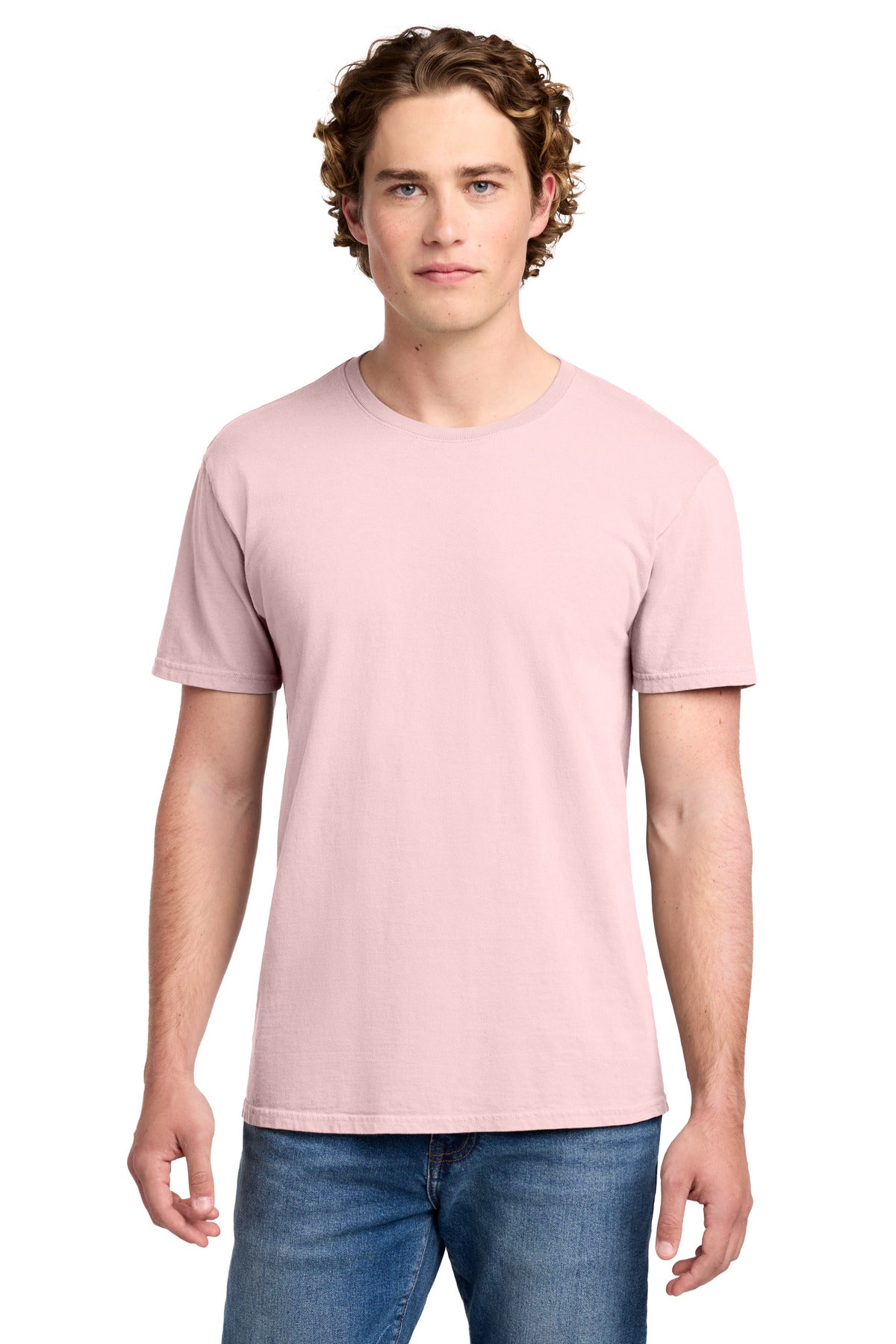 Port & Co Beach Wash Garment-Dyed Tee - Cherry Blossom