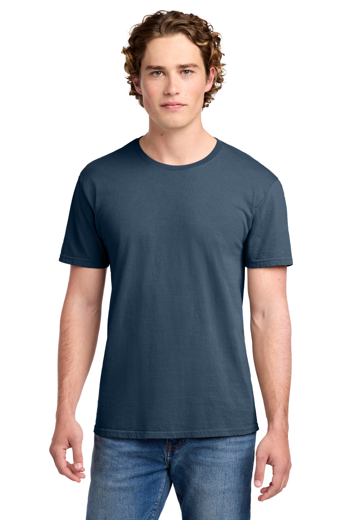 Port & Co Beach Wash Garment-Dyed Tee - Denim Blue