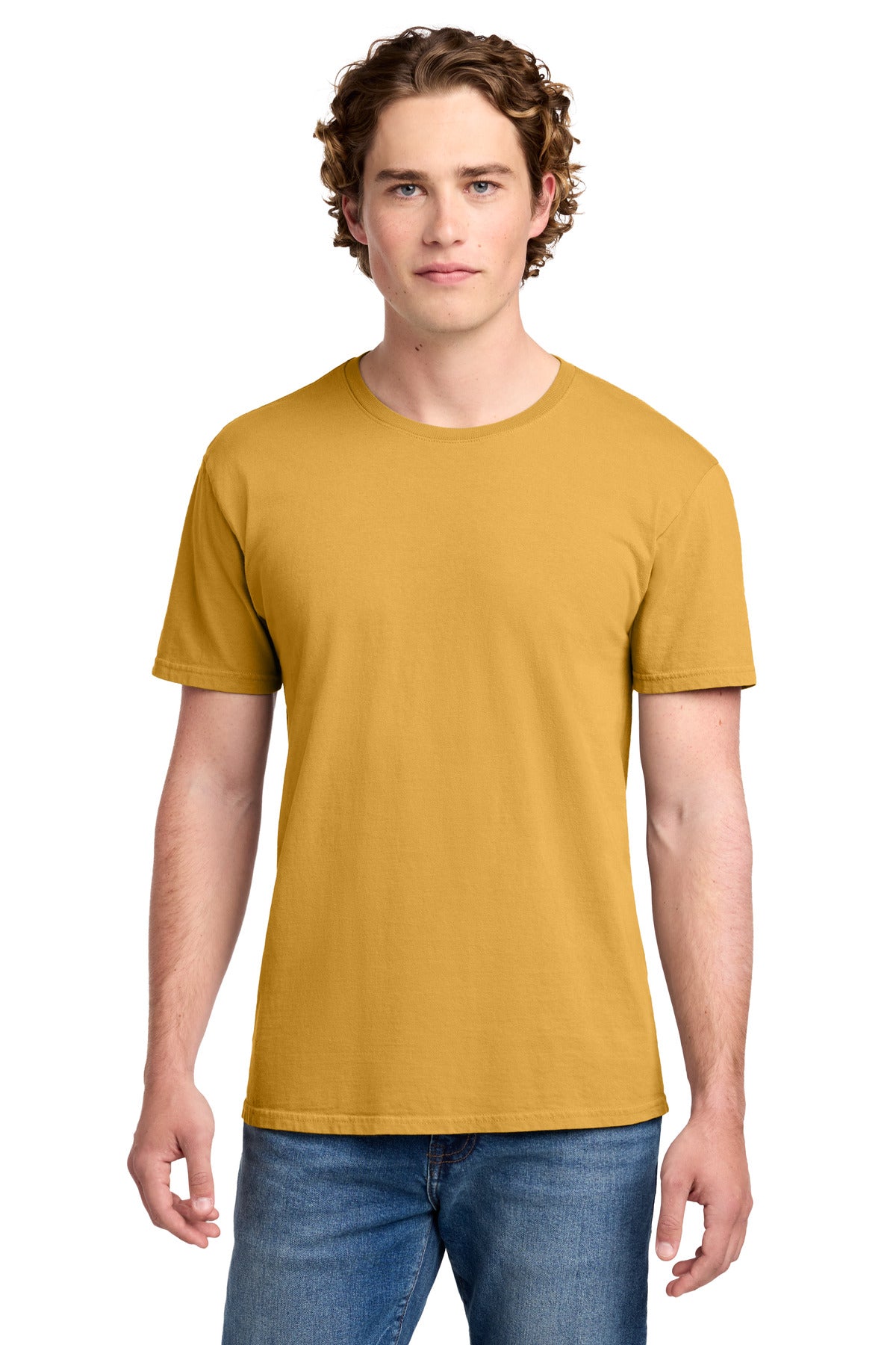 Port & Co Beach Wash Garment-Dyed Tee - Dijon