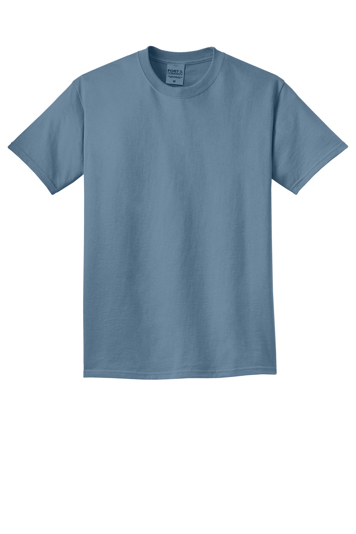 Port & Co Beach Wash Garment-Dyed Tee - Faded Denim