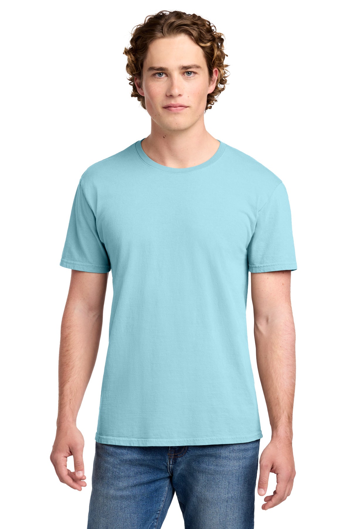 Port & Co Beach Wash Garment-Dyed Tee - Glacier
