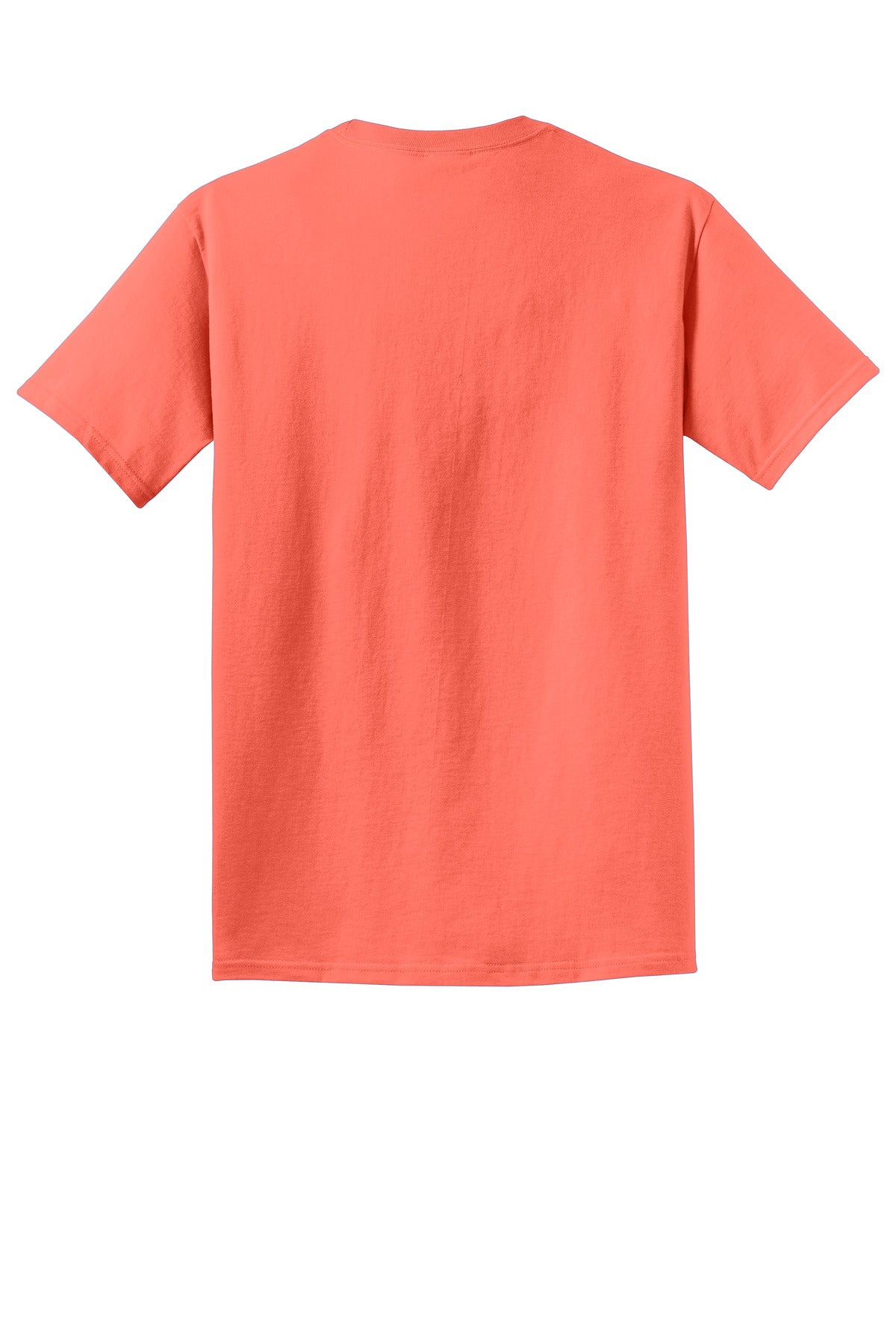 Port & Co Beach Wash Garment-Dyed Tee - Neon Coral