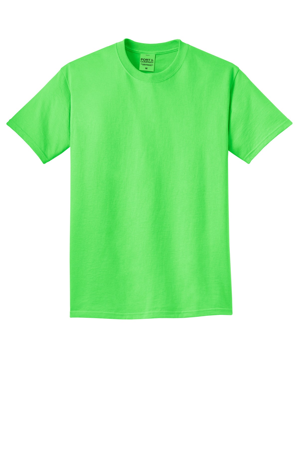 Port & Co Beach Wash Garment-Dyed Tee - Neon Green