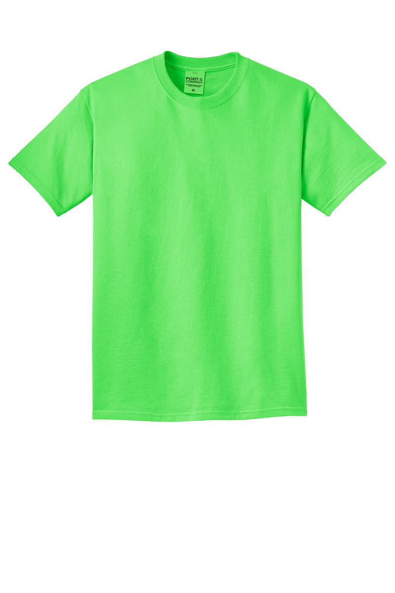Port & Co Beach Wash Garment-Dyed Tee - Neon Green