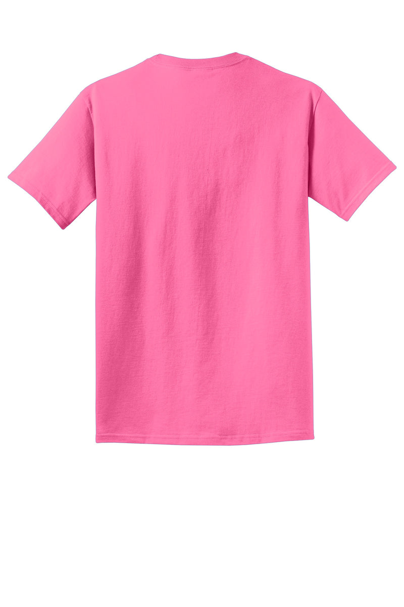Port & Co Beach Wash Garment-Dyed Tee - Neon Pink