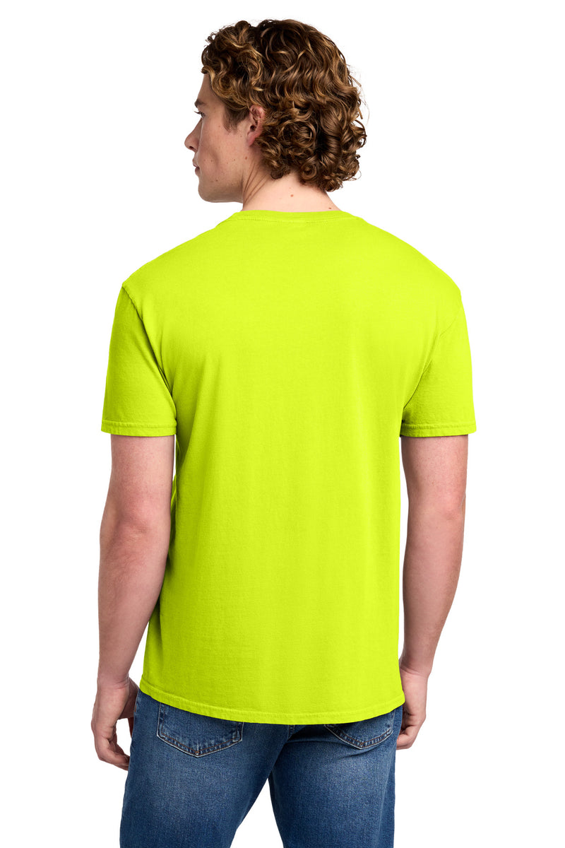 Port & Co Beach Wash Garment-Dyed Tee - Neon Yellow