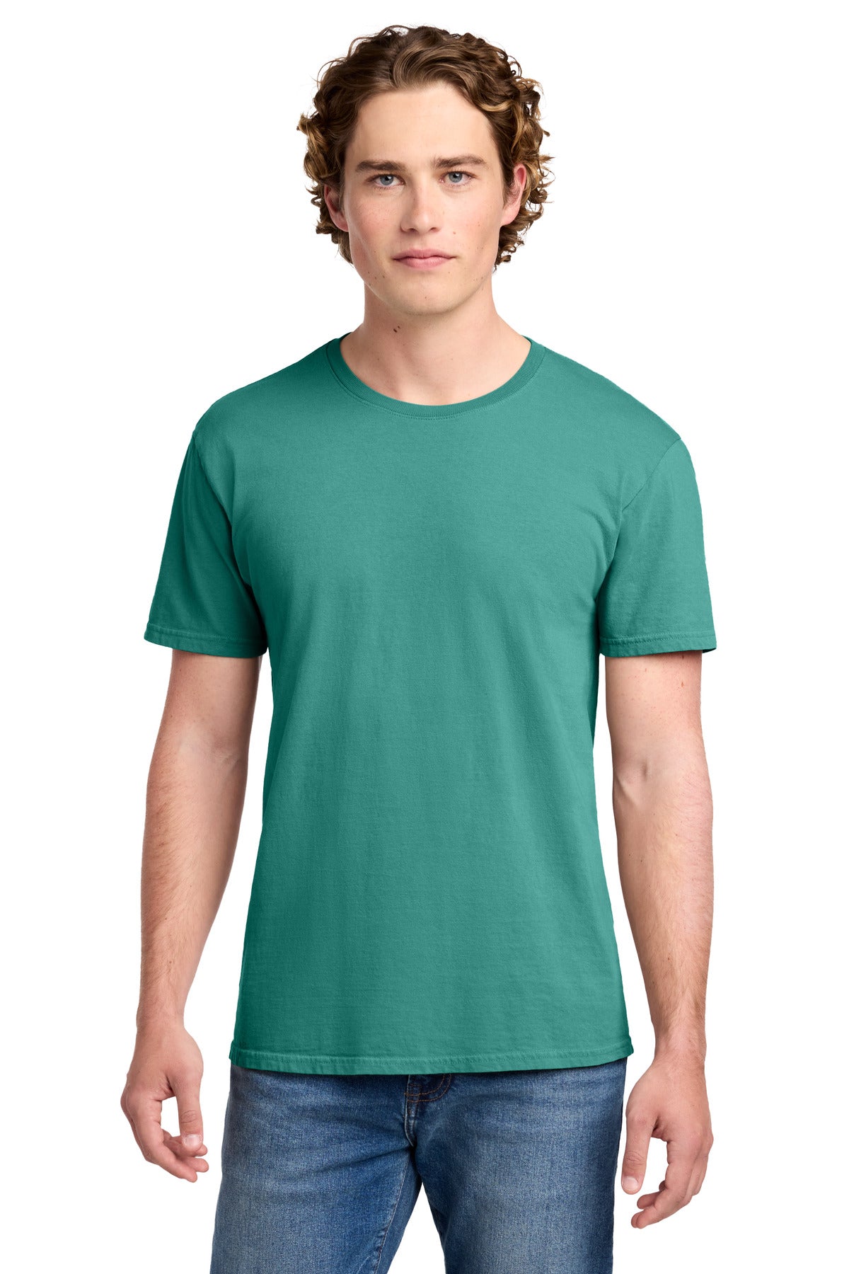 Port & Co Beach Wash Garment-Dyed Tee - Peacock