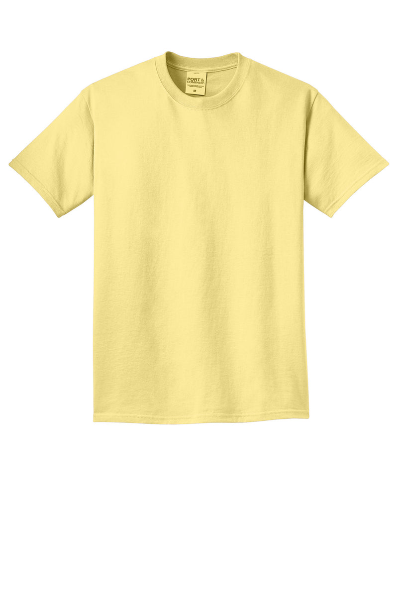 Port & Co Beach Wash Garment-Dyed Tee - Popcorn