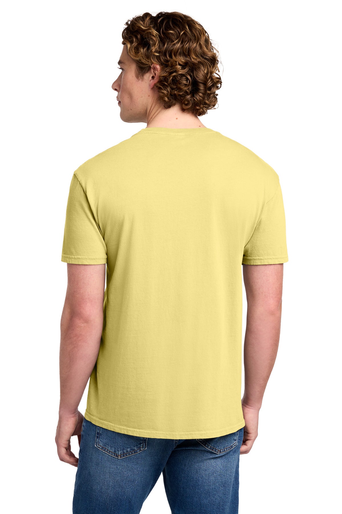 Port & Co Beach Wash Garment-Dyed Tee - Popcorn