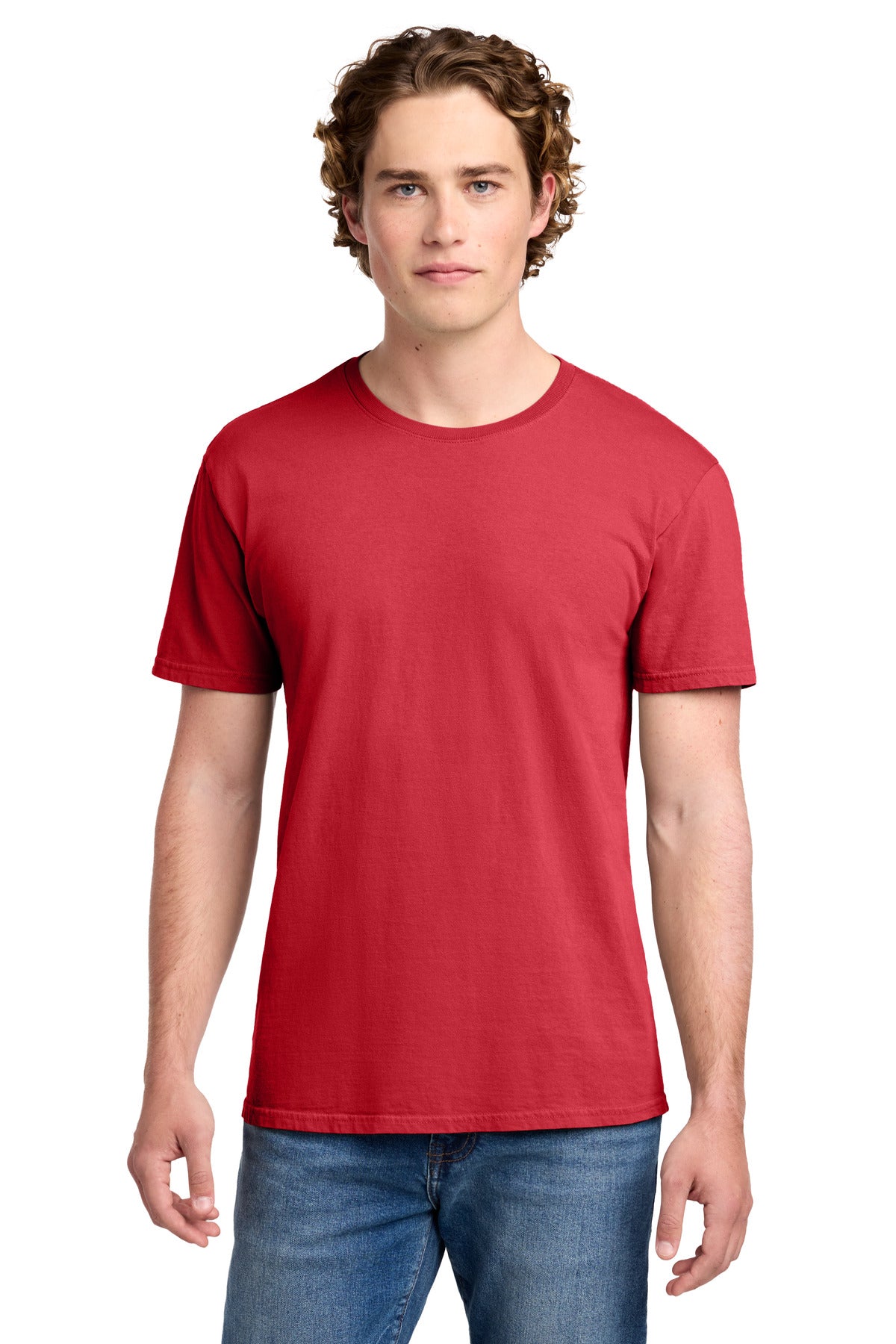 Port & Co Beach Wash Garment-Dyed Tee - Poppy