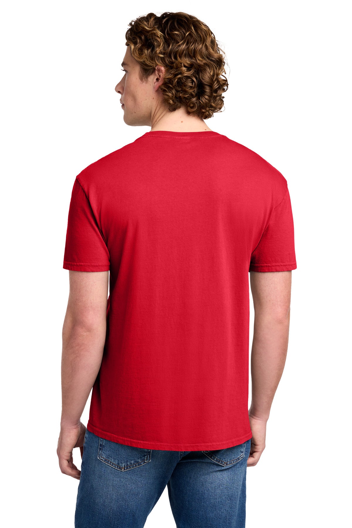Port & Co Beach Wash Garment-Dyed Tee - Red
