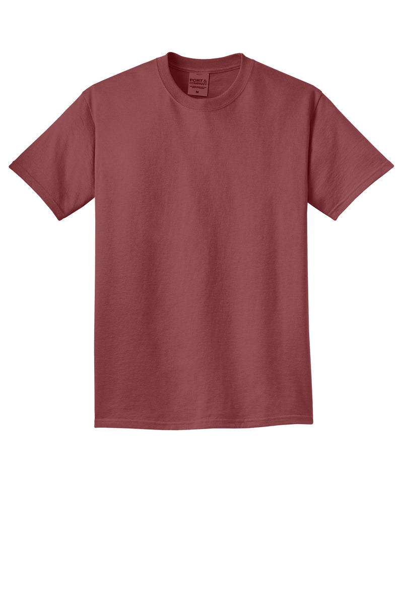 Port & Co Beach Wash Garment-Dyed Tee - Red Rock