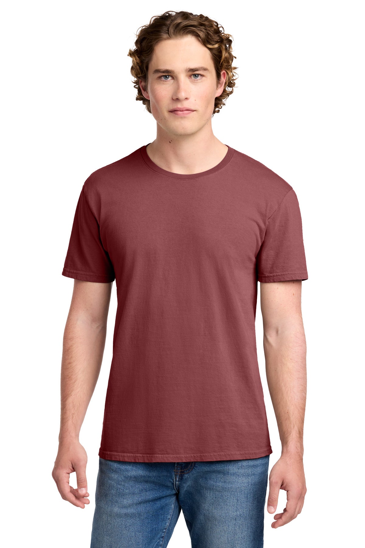 Port & Co Beach Wash Garment-Dyed Tee - Red Rock