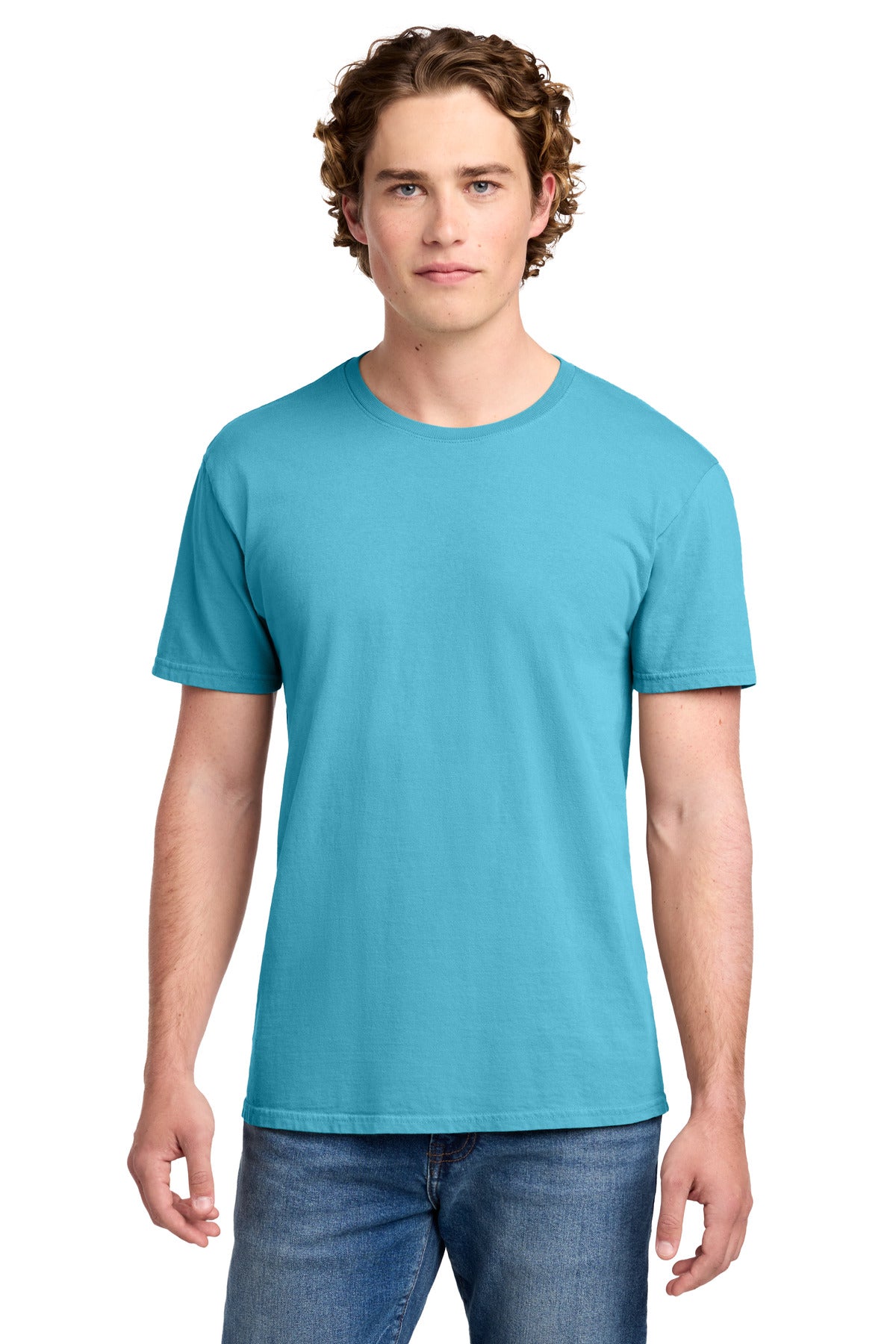 Port & Co Beach Wash Garment-Dyed Tee - Tidal Wave