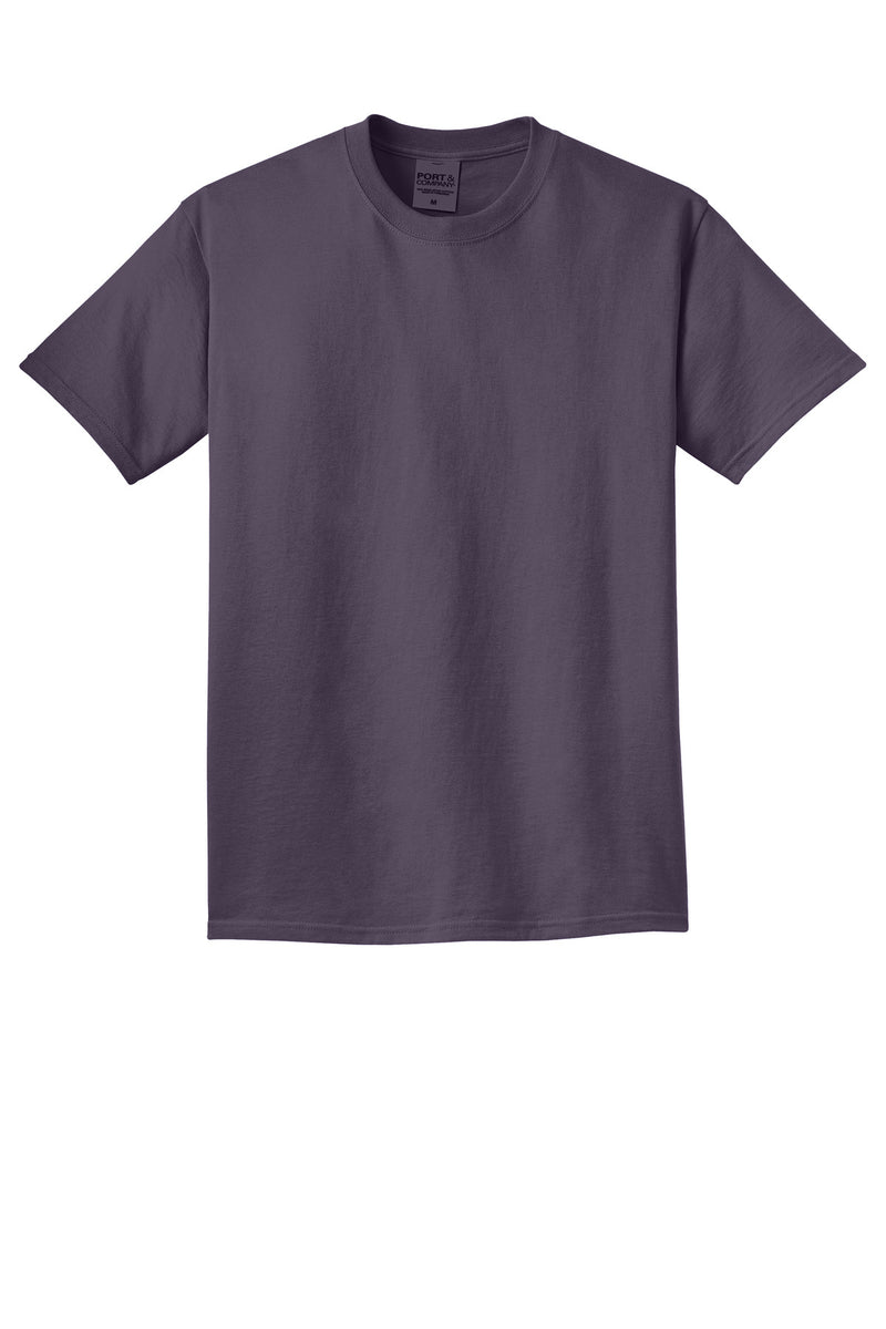 Port & Co Beach Wash Garment-Dyed Tee - Vintage Plum