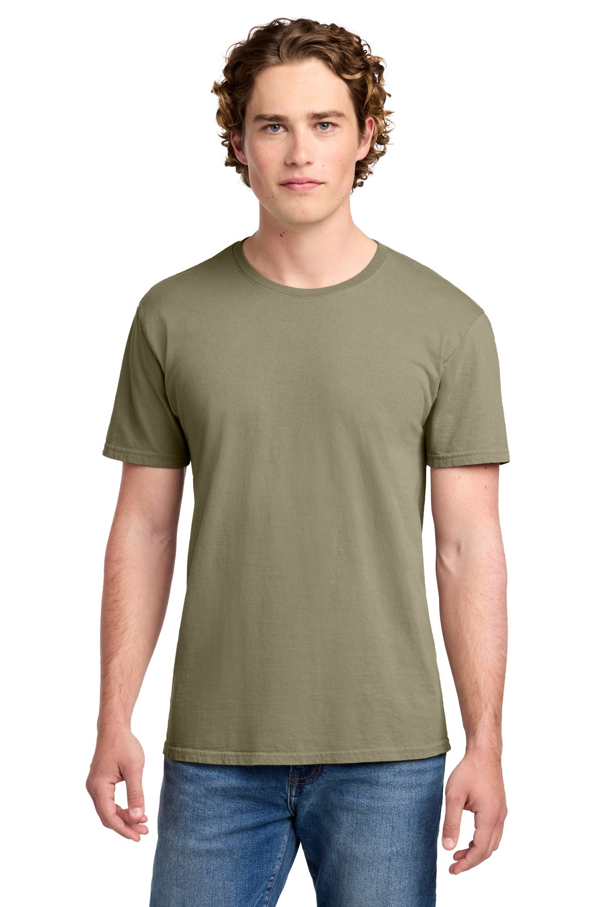 Port & Co Beach Wash Garment-Dyed Tee - Walnut