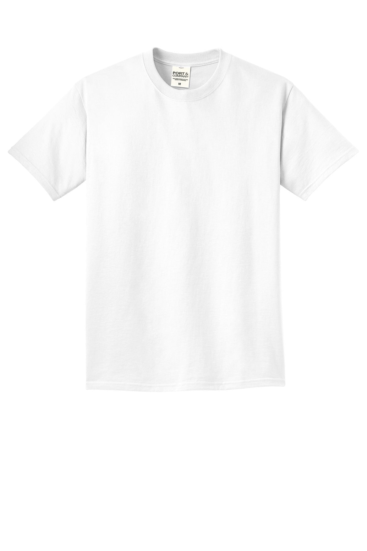 Port & Co Beach Wash Garment-Dyed Tee - White