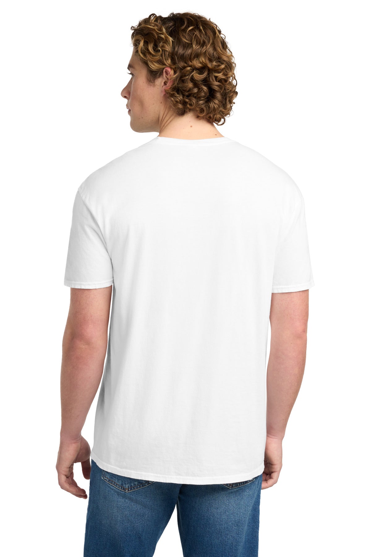 Port & Co Beach Wash Garment-Dyed Tee - White