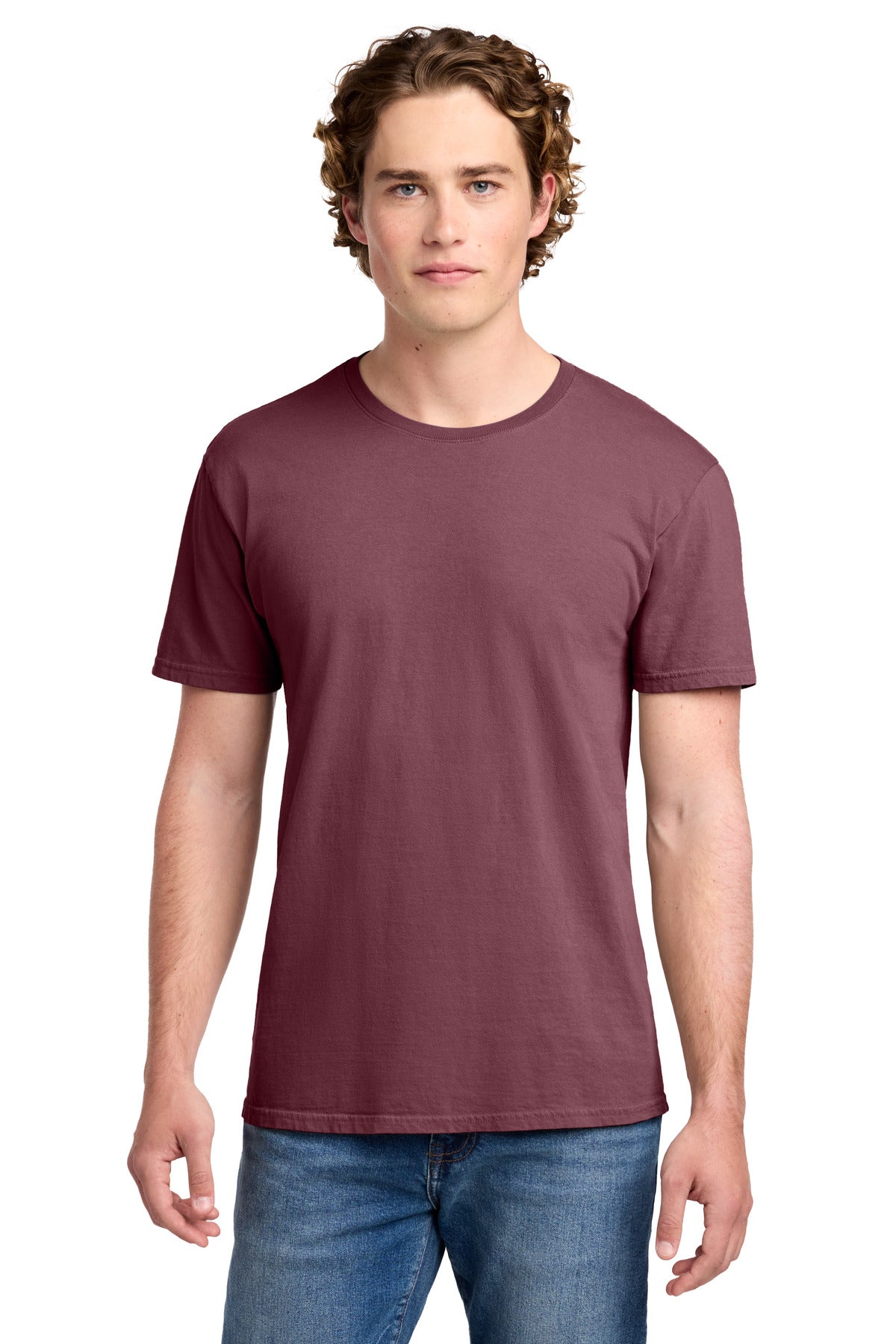 Port & Co Beach Wash Garment-Dyed Tee - Wineberry