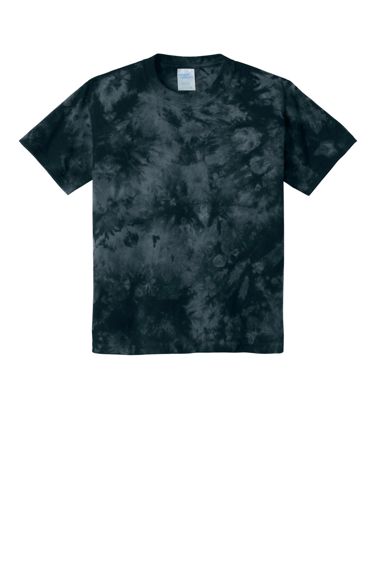 Port & Co Youth Crystal Tie-Dye Tee - Black