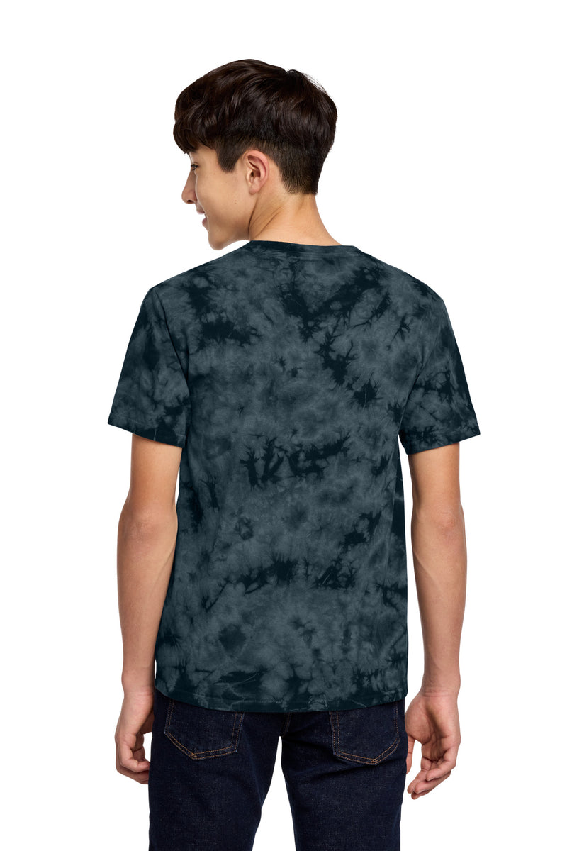 Port & Co Youth Crystal Tie-Dye Tee - Black