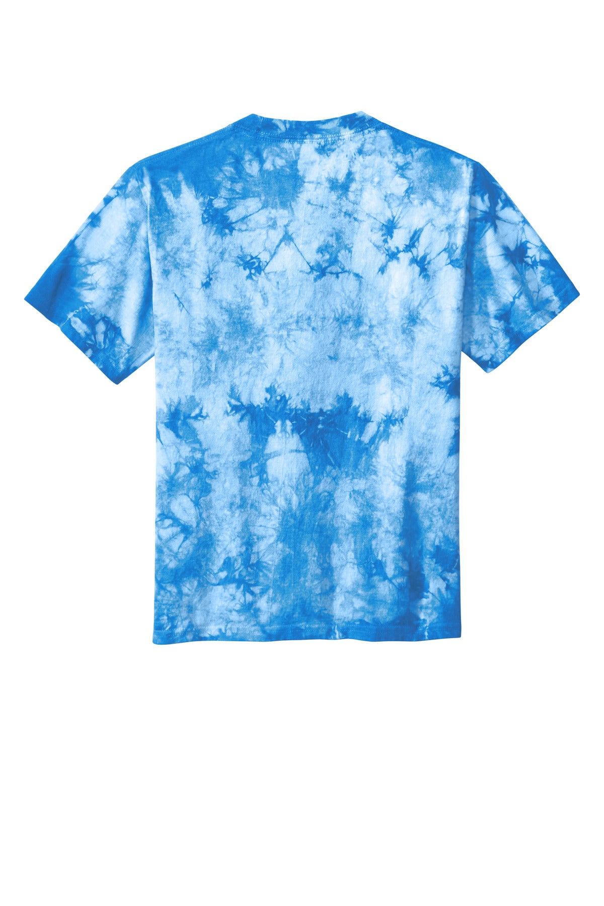 Port & Co Youth Crystal Tie-Dye Tee - Sky Blue