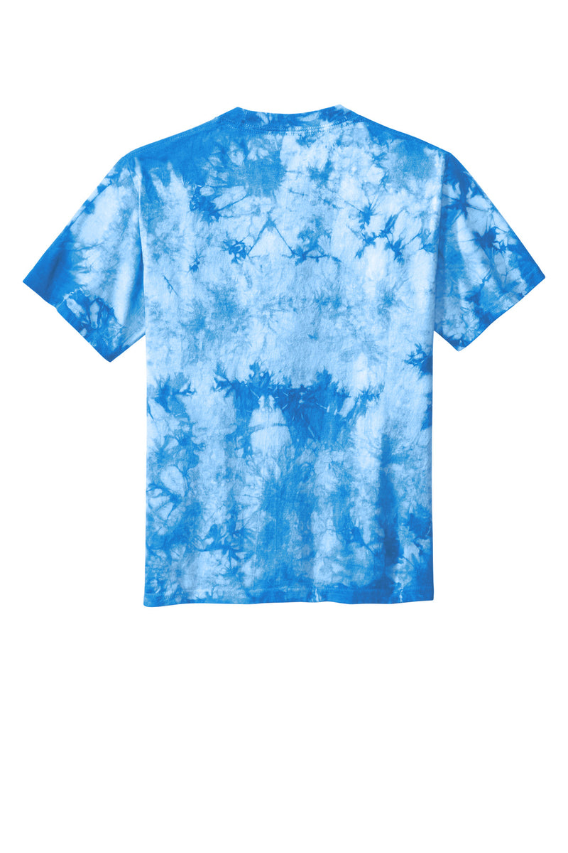 Port & Co Youth Crystal Tie-Dye Tee - Sky Blue